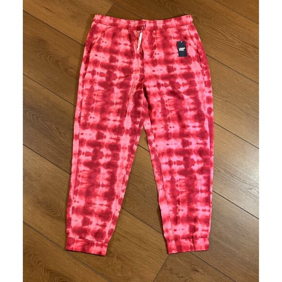 Lands' End Other - Lands' End NWT Kids Dark Berry Tie Dye Lightweight Joggers Bottoms Pants Size XL